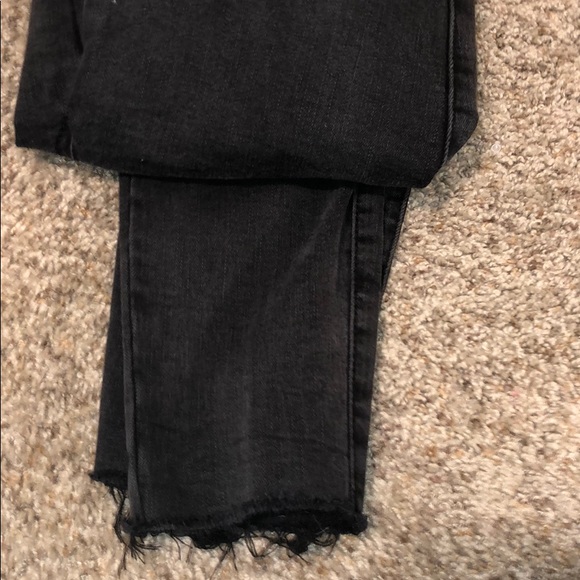 Cotton on black jeans with floral print - Picture 3 of 3